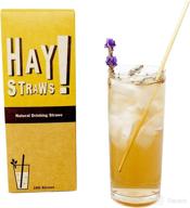 🥤 hay! straws: durable and eco-friendly drinking straws with long-lasting performance - pack of 100 logo