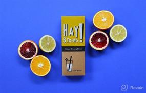 img 1 attached to 🥤 HAY! Straws: Durable and Eco-Friendly Drinking Straws with Long-lasting Performance - Pack of 100