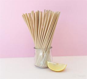 img 2 attached to 🥤 HAY! Straws: Durable and Eco-Friendly Drinking Straws with Long-lasting Performance - Pack of 100