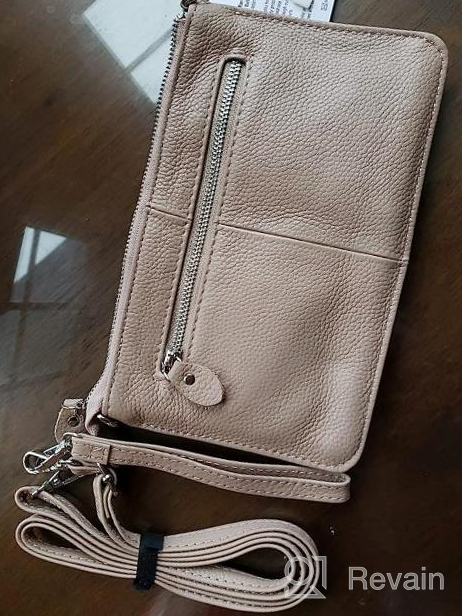 img 1 attached to Women'S Envelope Crossbody Bags: Small Befen Leather Wristlet Clutch Wallet Purses With Stylish Design review by Megan Evans