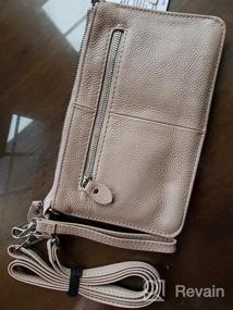 img 7 attached to Women'S Envelope Crossbody Bags: Small Befen Leather Wristlet Clutch Wallet Purses With Stylish Design