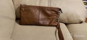 img 4 attached to Versatile Lecxci Leather Crossbody Purses: Ideal Clutch Phone Wallets For Stylish Women