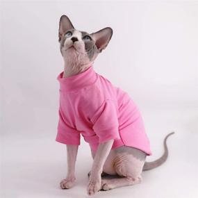 img 1 attached to Hairless Tshirts Pullover T Shirts New Pink