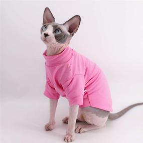 img 2 attached to Hairless Tshirts Pullover T Shirts New Pink