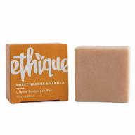 get the sweetest skin with ethique's orange & vanilla bodywash bar - plastic-free, vegan, and eco-friendly! logo