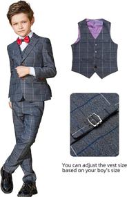 img 2 attached to 👔 ELPA Children's Formal Spring Pieces: Stylish Suits and Sport Coats for Boys