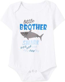 img 2 attached to 👕 Aslaylme Big Boys' Blue Matching Outfits T Shirts: Tops, Tees & Shirts Collection