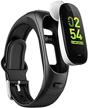 smart fitness watch with voice assistant, bluetooth calling, 20 sports modes, health monitoring, and temperature tracking for android and ios phones logo