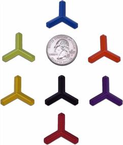 img 2 attached to RaceWax Set Of 10 Metal Ninja Snowboard Studs Stomp Pad Multi-Colored