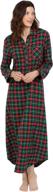 pajamagram womens flannel nightgown plaid women's clothing ~ lingerie, sleep & lounge logo
