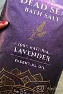 img 1 attached to Organic Lavender Bath Salt From Bokek - Dead Sea Salt Scented With Certified Essential Oil, 20 Oz Jar review by Angela Fields