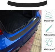 🚘 carbon fiber rear guard bumper protector trim cover door sill scuff pedal protective stickers car accessories for suv truck логотип