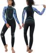 stay safe and stylish with ctrilady women's neoprene full dive wetsuit - perfect for swimming, kayaking, surfing and more! logo