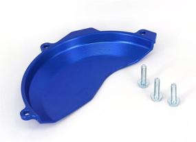 img 1 attached to 🔵 JFG RACING CNC Aluminum Billet Blue Engine Case Clutch Cover Guard Protector for HK FC-FE250/350 14-15 SXF250 13-15 SXF350 11-15 EXC-F250 14-15 EXC-F350 12-15: Optimal Protection for Your Bike's Engine