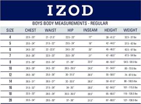 img 1 attached to 👕 Izod Boys' White Sleeve Dress Shirt: Tops, Tees & Shirts Collection