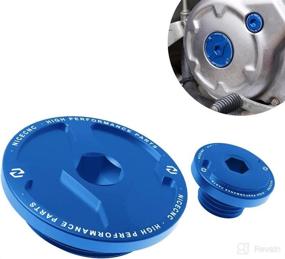 img 4 attached to NICECNC Blue Engine Plug Kit Compatible With Yamaha Raptor 700 700R