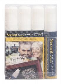 img 1 attached to 4-Pack White Big Tip Markers By American Metalcraft SMA720V4WT