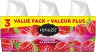 🍓 renuzit aroma adjustables air freshener, raspberry scent, 3 pack: long-lasting fragrance for a fresh environment логотип