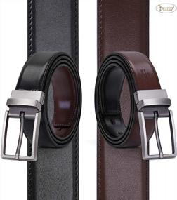 img 2 attached to Leather Reversible Rotate Buckle Coffee