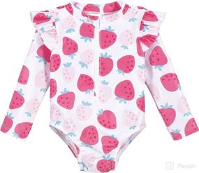 img 4 attached to Gerber Toddler Sleeve Rashguard Swimsuit Apparel & Accessories Baby Boys best for Clothing