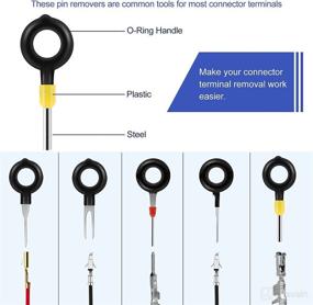 img 2 attached to 🧰 86Pcs Augot Terminal Removal Tool Kit | Car Oil Seal Hook Puller Set & Car Circuit Tester Light | Wire Connector Pin Release Extractor Tools with Protective Bag | for Motorcycle & Car Repair, Craft