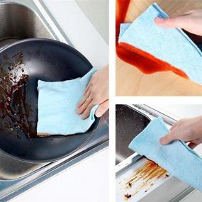 img 3 attached to Coconut Shell Towels: Reusable, Ecofriendly, Lint Free Paper Towels - Soft, Machine & Hand Washable, Biodegradable - Replaces 8 Months of Regular Paper Towels