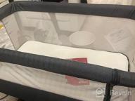 img 1 attached to INFANS 3-In-1 Portable Baby Bassinet Bedside Sleeper With Mattress, Travel Bag, Wheels And Full Mesh, 5 Height Adjustable & Easy To Assemble Cradle Co Sleeper Stationary Rocker (Pink) review by Michael Cormier