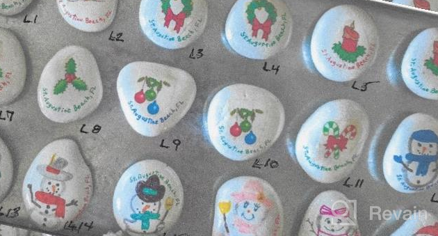 img 1 attached to 50 Count Black Flat & Smooth Kindness Rocks For Painting, Decoration, And Crafts - Hand Picked 1.5 To 2.7 Inch Medium & Small Rocks By Lifetop review by Doug Bundy