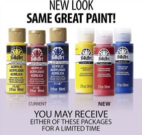 img 3 attached to FolkArt 2 Oz Acrylic Paint In Fire Coral, Assorted Colors For Artwork And Craft Projects