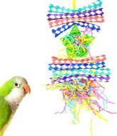 🦜 bonka bird toys 1040 foraging star shredder toy for parrots, parrotlets, quakers, budgies, and african greys logo