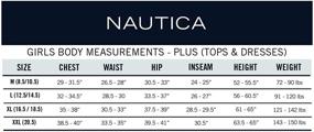 img 1 attached to 👚 Nautica Girls Short Sleeve White Top for Girls' Clothing - Tops, Tees, and Blouses