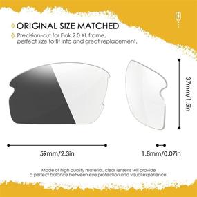 img 3 attached to AOZAN Replacement Lenses Compatible Sunglasses Men's Accessories best in Sunglasses & Eyewear Accessories