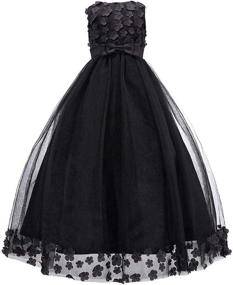 img 4 attached to 💃 Bow Dream: Elegant Wedding Bridesmaid Evening Dresses & Girls' Clothing