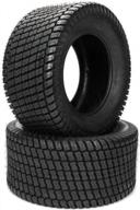 set of 2 high-quality 23x10.50x12 lawn mower golf cart garden tires with turf tread pattern, 4pr, and tubeless design by parts-diyer logo