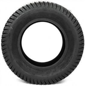 img 1 attached to Set Of 2 High-Quality 23X10.50X12 Lawn Mower Golf Cart Garden Tires With Turf Tread Pattern, 4PR, And Tubeless Design By Parts-Diyer