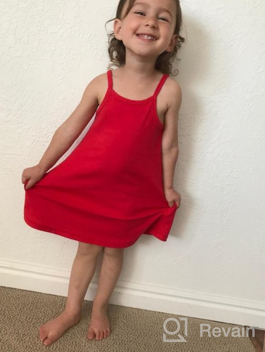 img 1 attached to POPINJAY Spaghetti Strap Dresses - 👗 Delightful Attire for Girls, Displaying Adorable Perfection review by Aaron Ayo