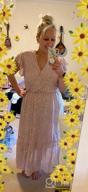 img 1 attached to Flaunt Your Feminine Side With PRETTYGARDEN Women'S Floral Summer Dress - V-Neck Short Sleeve Maxi Dress With Belt And Ruffle Hem review by Julie Beaird