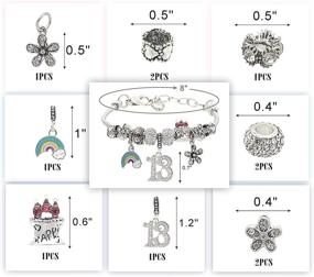 img 1 attached to 🎉 Celebrate Special Occasions with our Birthday Gifts Necklace Years Bracelet - Beautiful Girls' Jewelry, Necklaces & Pendants