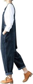 img 1 attached to 👩 Adjustable Women's Corduroy Overalls Jumpsuit - Ladyful Clothing for Jumpsuits, Rompers & Overalls
