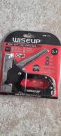 img 1 attached to 4-In-1 Heavy Duty WISEUP Upholstery Staple Gun For Woodworking, Crafting & More - 4200 Staples Included! review by James Salem