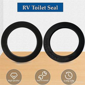 img 3 attached to 🚽 Premium RV Toilet Seal and Flange Seal Kit for Dometic 300, 310, and 320 Series Toilets – A Reliable Replacement Solution