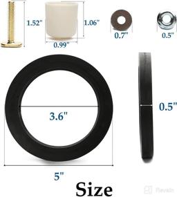 img 2 attached to 🚽 Premium RV Toilet Seal and Flange Seal Kit for Dometic 300, 310, and 320 Series Toilets – A Reliable Replacement Solution