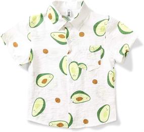 img 4 attached to 👕 Phorecys Hawaiian Tropical ShirtsH 160 Boys' Clothing: Tops, Tees & Shirts for Age 9-10