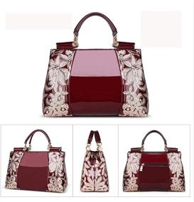 img 3 attached to FuDai Embroidery Handbags Top Handle Shoulder Women's Handbags & Wallets ~ Satchels