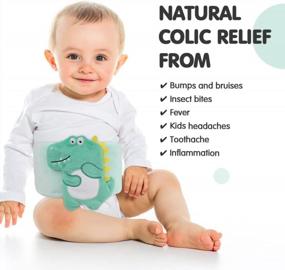 img 3 attached to Say Goodbye To Colic And Gas With Hilph'S Heated Tummy Wrap For Newborns & Infants