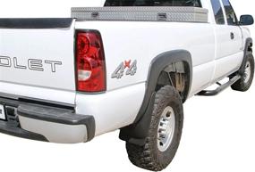 img 1 attached to 🚗 Red Hound Auto Heavy Duty Molded Mud Flaps for Chevrolet GMC Silverado Sierra 1999-2007 (OEM Flares Only) - Front and Rear 4 Piece Set