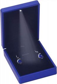 img 2 attached to Blue LED Pendant Gift Box For Jewelry: Perfect Display And Packaging Solution