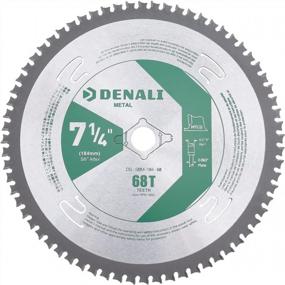 img 4 attached to Denali 7-1/4 Inch 68 Tooth Metal Cutting Circular Saw Blade - 5/8 Inch Arbor | Amazon Brand