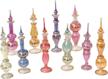 set of 10 assorted color genie blown glass miniature perfume bottles by craftsofegypt, 4" high (12cm), ideal for perfumes & essential oils - decorative vials for better aromatherapy experience logo