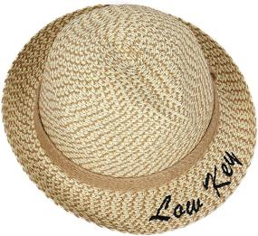 img 4 attached to Stay Sun-Safe In Style With Our Straw Bucket Fedora Beach Hats For Women And Men
